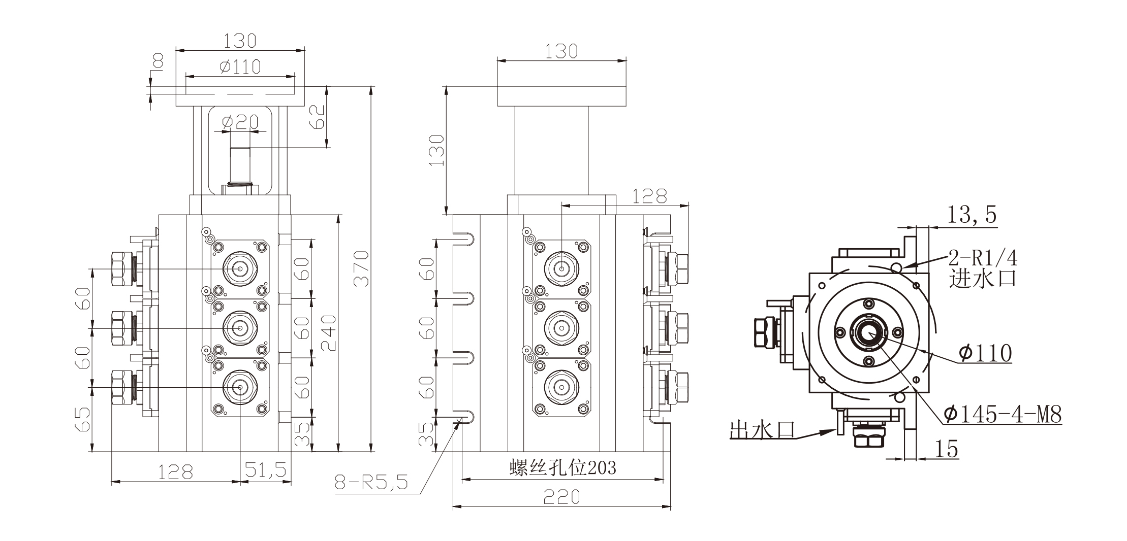 一体动力头3+3   型号：LS-RS6-Y-ER20ER25.jpg