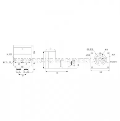 Double head ER25 Model LS-P2-ER25