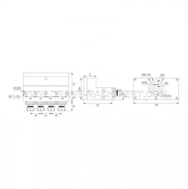 Four-head ER25 Model LS-P4-ER25