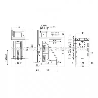 Single row Y axis 160 strokes