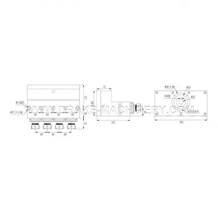 Four-head ER25 Model LS-P4-ER25