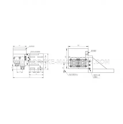 Long and short head ER25 Model LS-CD-2-ER25