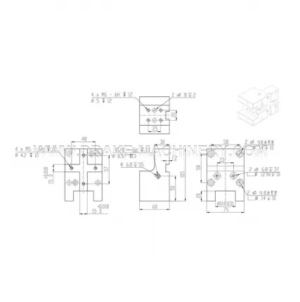 LS-BMT45-FDZ-square tool holder